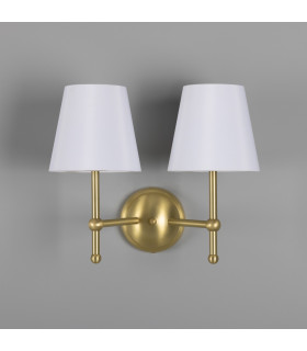 Bursa Double Wall Light Satin Brass-2