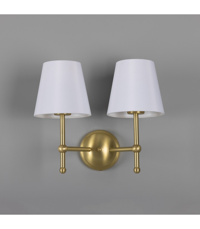Bursa Double Wall Light Satin Brass-4