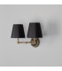 Busan Double Wall Light Antique Brass-1