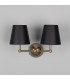 Busan Double Wall Light Antique Brass-2