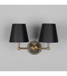 Busan Double Wall Light Antique Brass-2
