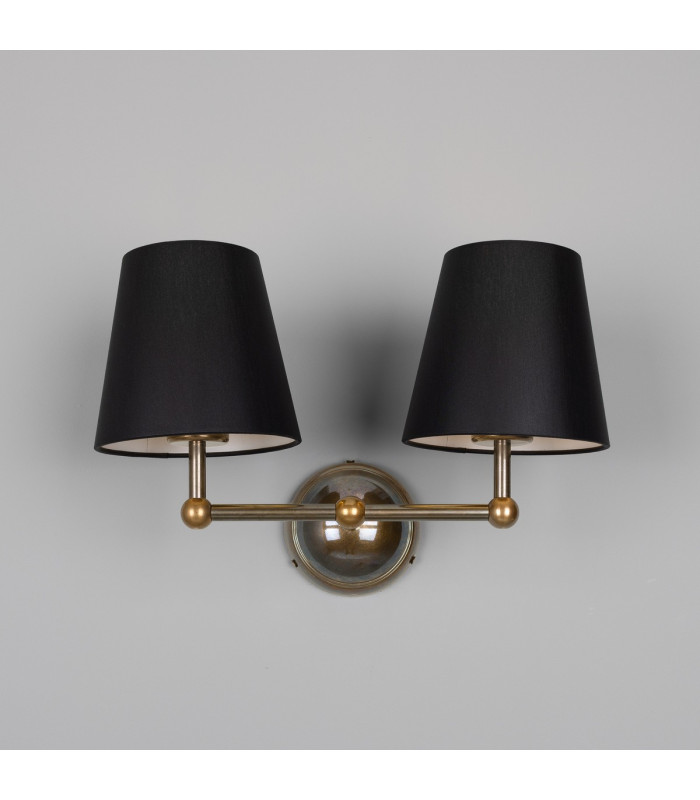 Busan Double Wall Light Antique Brass-4