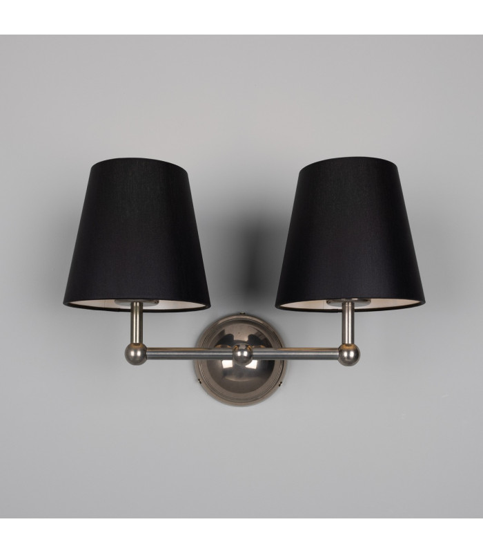 Busan Double Wall Light Antique Silver-4