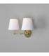 Busan Double Wall Light Polished Brass-1