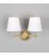 Busan Double Wall Light Satin Brass-2