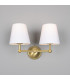 Busan Double Wall Light Satin Brass-4