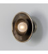 Marrakesh Wall Light Ant. Silver & Matte Black Frosted-1