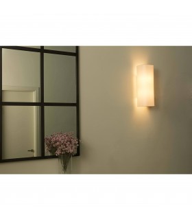 Cotton Beige Square Wall Light 375x 200x 105, E27 - 2