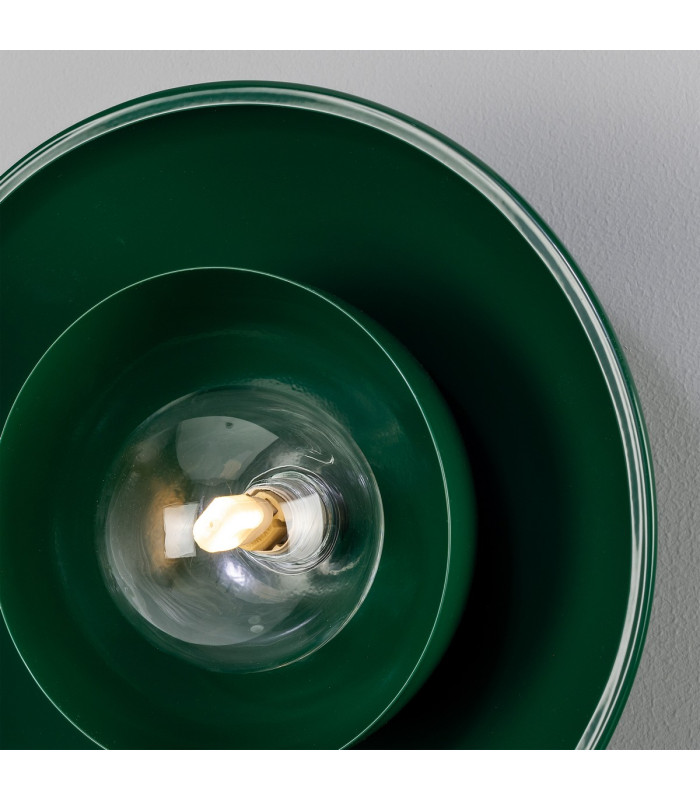 Marrakesh Wall Light Racing Green Clear-4