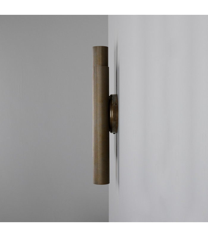Double Royce Wall Light Antique Brass-3