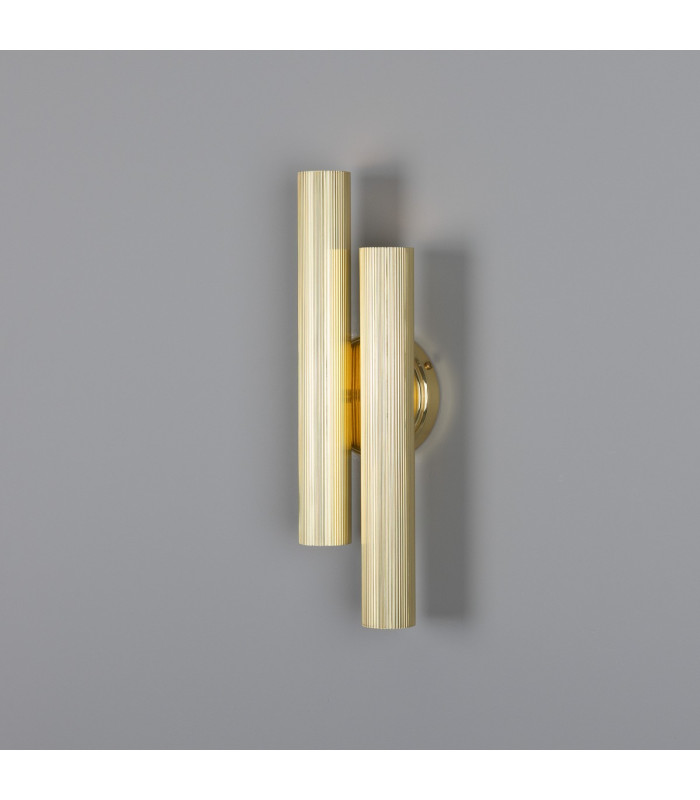 Double Royce Wall Light Polished Brass-1