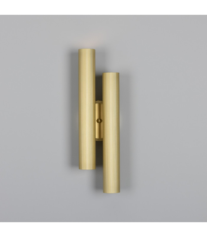 Double Royce Wall Light Satin Brass-2