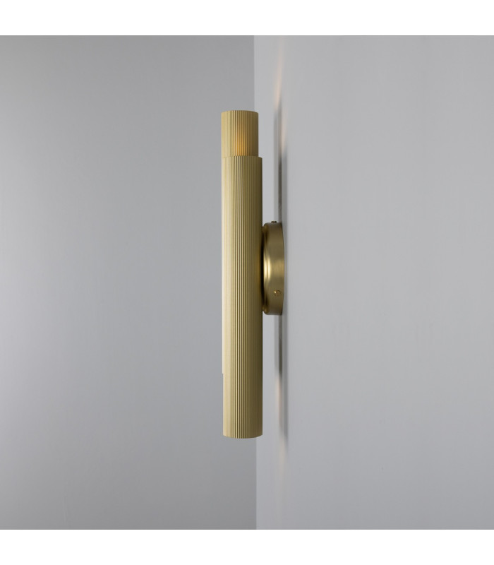 Double Royce Wall Light Satin Brass-3