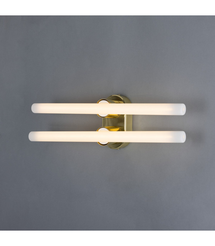 Valencia Double Wall Light Polished Brass-4