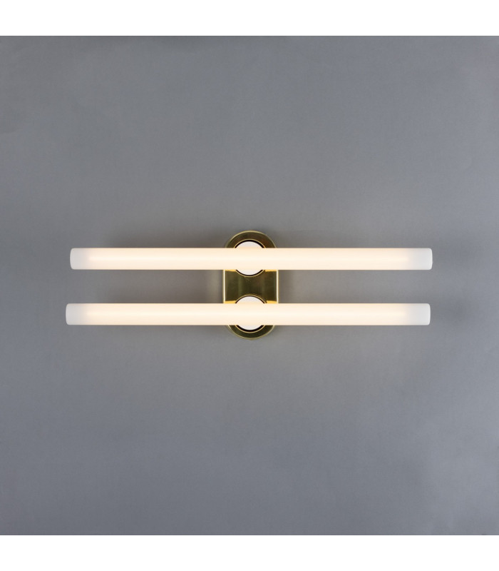 Valencia Double Wall Light Polished Brass-5