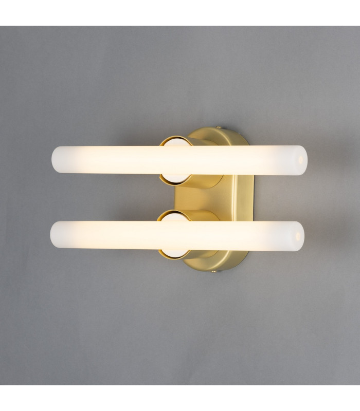 Valencia Double Wall Light Satin Brass-1