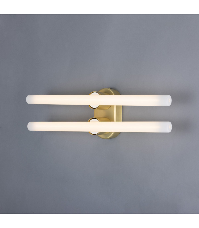 Valencia Double Wall Light Satin Brass-4