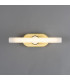 Valencia Single Wall Light Satin Brass-2