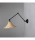 Savannah Rattan Large Wall Light Matte Black-3
