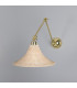 Savannah Rattan Large Wall Light Polished Brass-1