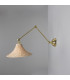 Savannah Rattan Large Wall Light Polished Brass-3