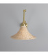 Savannah Rattan Large Wall Light Satin Brass-2