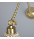 Savannah Rattan Large Wall Light Satin Brass-4
