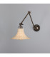 Savannah Rattan Small Wall Light Antique Brass-1