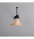 Savannah Rattan Small Wall Light Matte Black-2