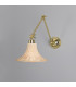 Savannah Rattan Small Wall Light Polished Brass-1
