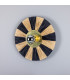 Vernon Raffia Wall Light Polished Brass-2