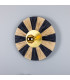 Vernon Raffia Wall Light Satin Brass-1