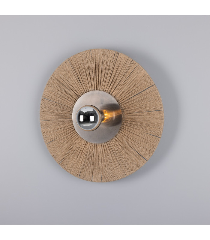Syracuse Rope Wall Light Antique Silver-1