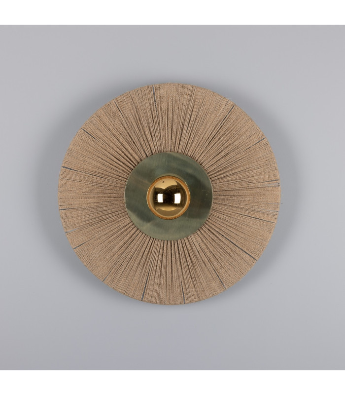 Syracuse Rope Wall Light Polished Brass-2