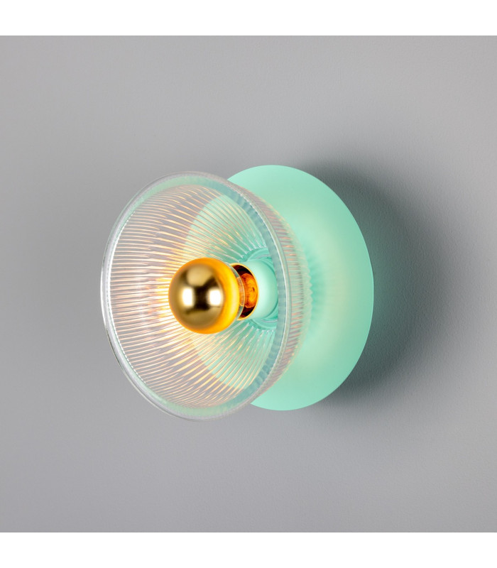 Eclipse Coloured Wall Light Mint Turquoise-1