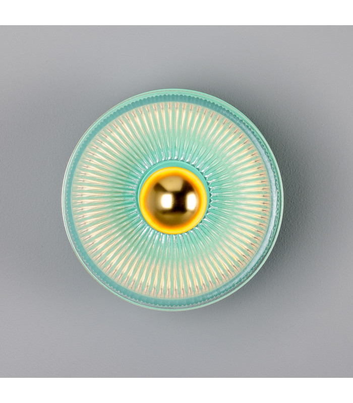 Eclipse Coloured Wall Light Mint Turquoise-2