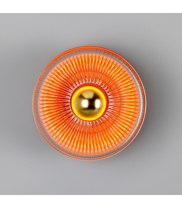 Eclipse Coloured Wall Light Orange-2