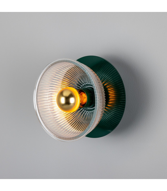 Eclipse Coloured Wall Light Racing Green-1