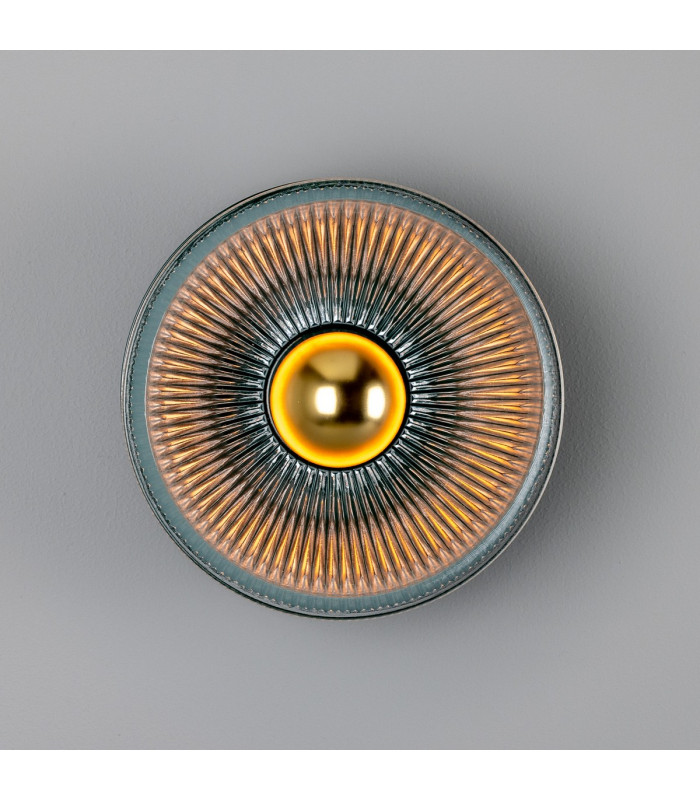 Eclipse Coloured Wall Light Racing Green-2