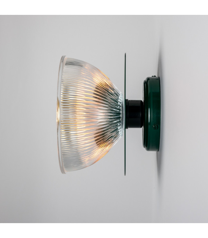 Eclipse Coloured Wall Light Racing Green-3