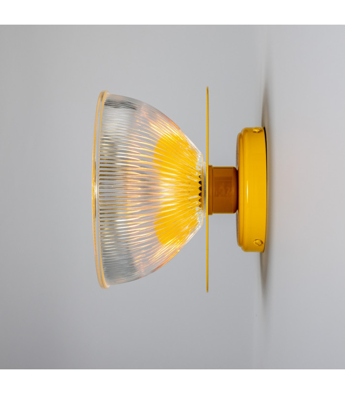 Eclipse Coloured Wall Light Yellow-3