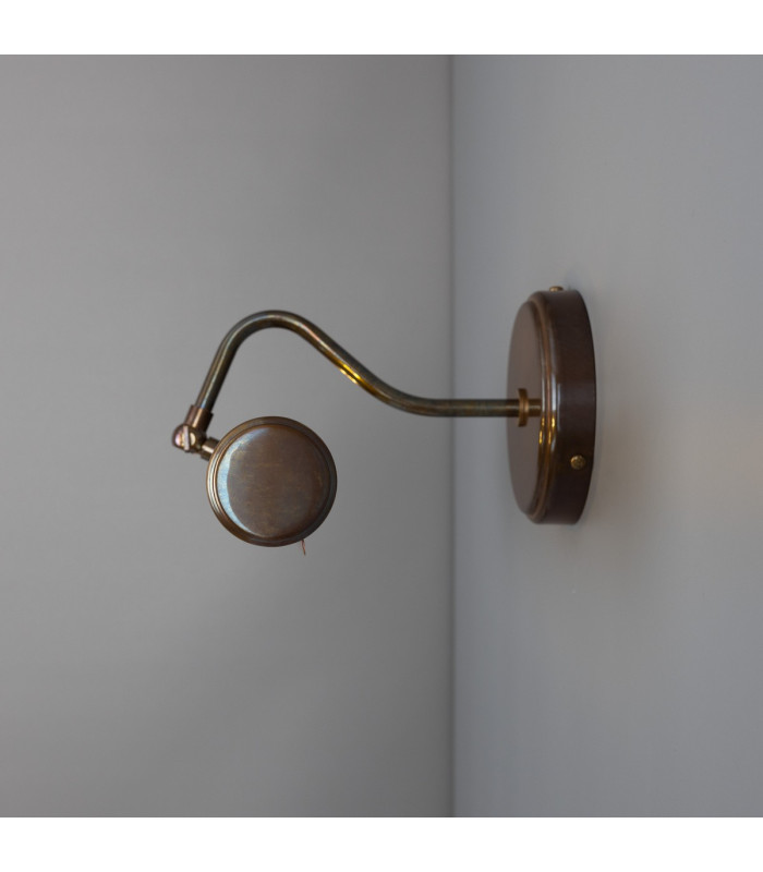 Elle 35.5cm Picture Light Antique Brass-3