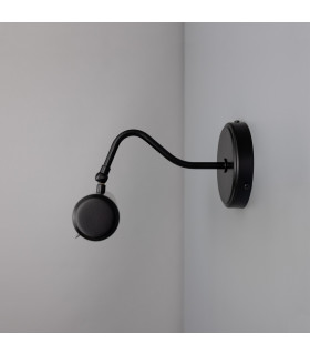 Elle 35.5cm Picture Light Matt Black-2