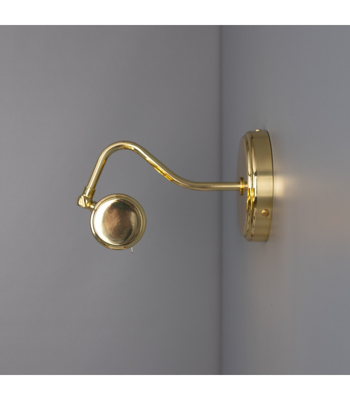 Elle 35.5cm Picture Light Polished Brass-2