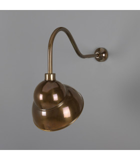 Novo Outdoor Sign Light Antique Brass IP23-1