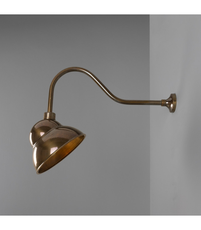 Novo Outdoor Sign Light Antique Brass IP23-4