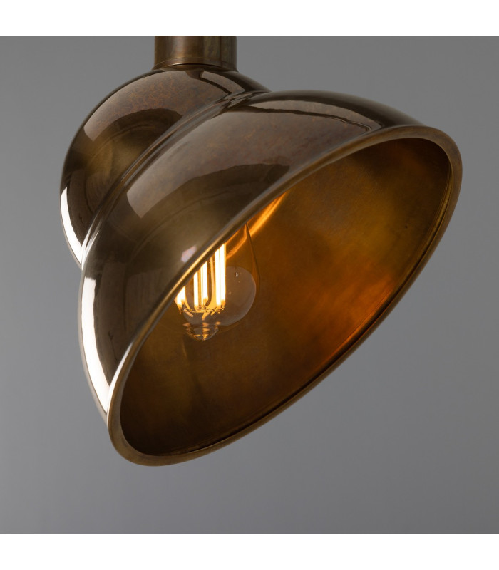 Novo Outdoor Sign Light Antique Brass IP23-5