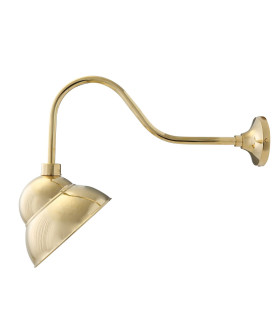 Novo Outdoor Sign Light Natural Brass IP23-1