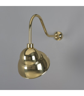 Novo Outdoor Sign Light Polished Brass IP23-1