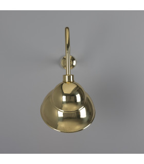 Novo Outdoor Sign Light Polished Brass IP23-2